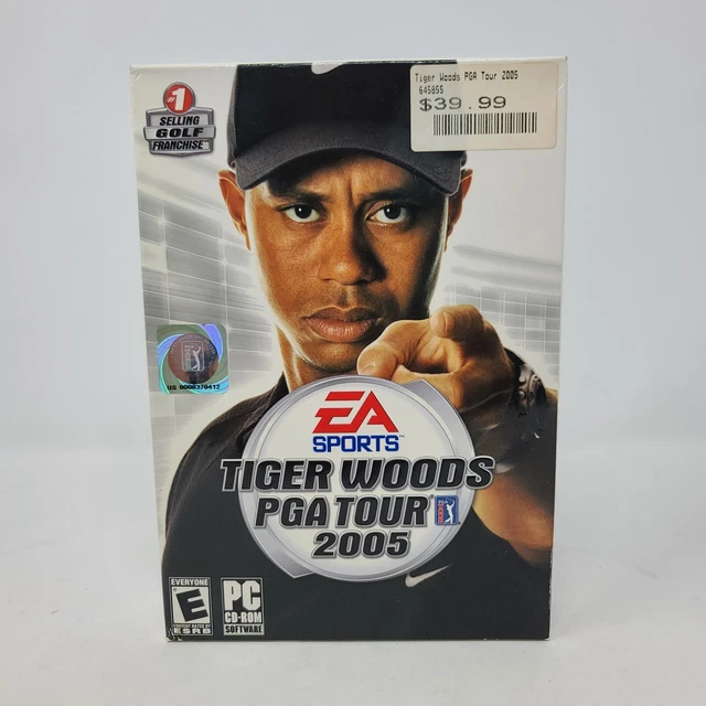 Tiger Woods PGA Tour 2005 - PC Brand New Factory Sealed Big Box Rare!