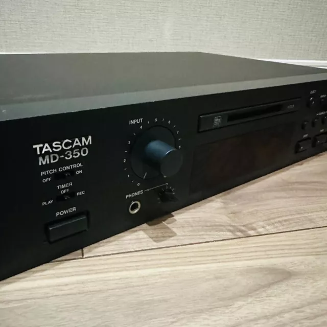 Tascam Md-350 Mini Disc Player / Recorder Md Deck 100V