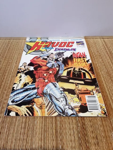 COMIC - Modern Age Marvel UK Havoc Starring Deathlok No #1 Jul 1991