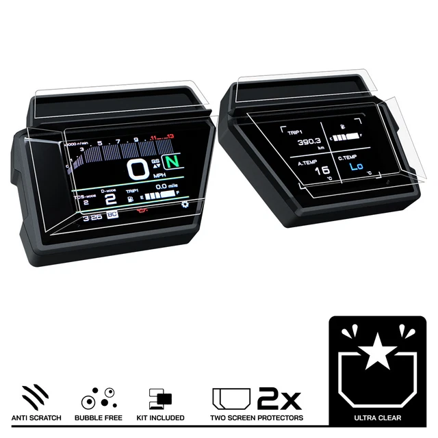 Pellicola Protettiva Per Cruscotto Yamaha TRACER 9 (2021-) - Ultra Trasparente, Anti-Graffio - Foto 13