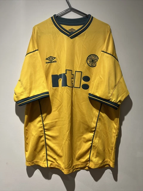 Celtic 2000/2001 Away Football Shirt Umbro Vintage Jersey Size L Adult