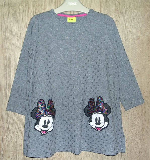Abito Minnie Mouse Gap Next ecc. Pacchetto Top Jeans Dungarees Ragazze Età 4-5 110 cm 2