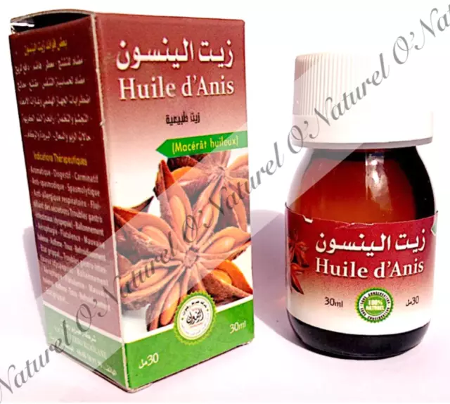 Huile de Badiane Huile d'Anis Etoilé 100% Naturelle 30ml Star Anise Oil