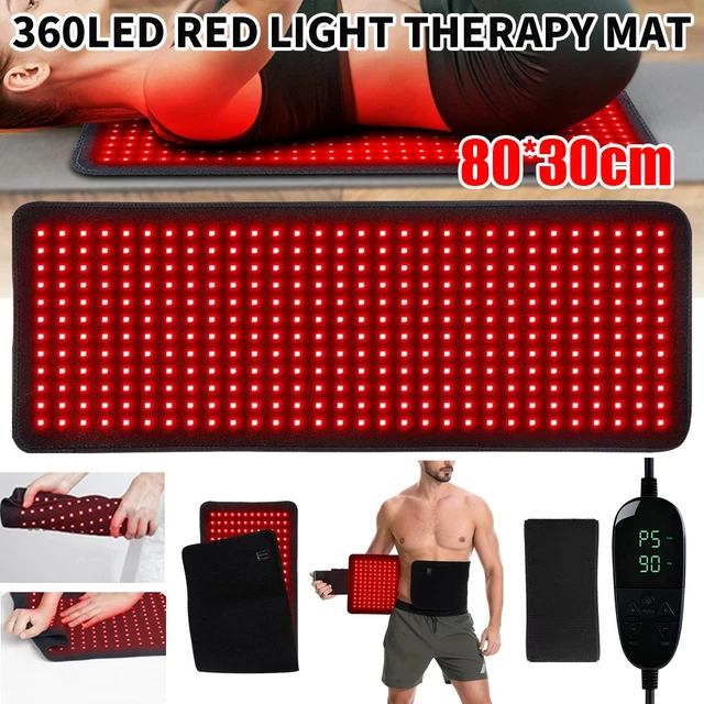 660&850NM RED LIGHT Therapy Mat Infrared Wrap Belt Pain Relief Pad ...