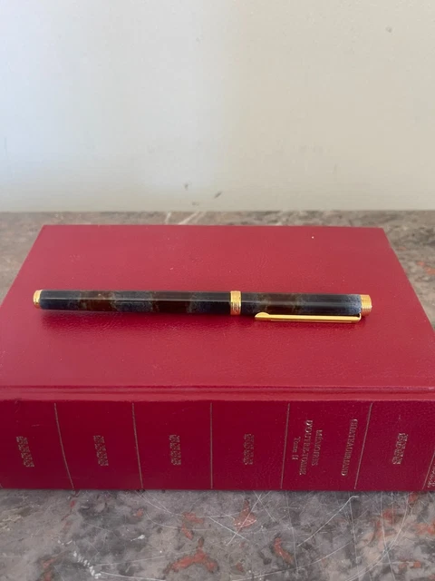 Stylo Plume Waterman D'écolier Ancien Neuf De Stock – Avec étui Velours Rouge – Coloris Orange/rouge/vert