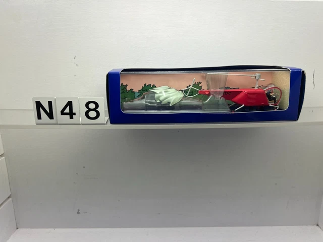 VOITURE ATLAS 1/43 TINTIN N°48 L'HELICOPTERE ROUGE DE L'AFFAIRE