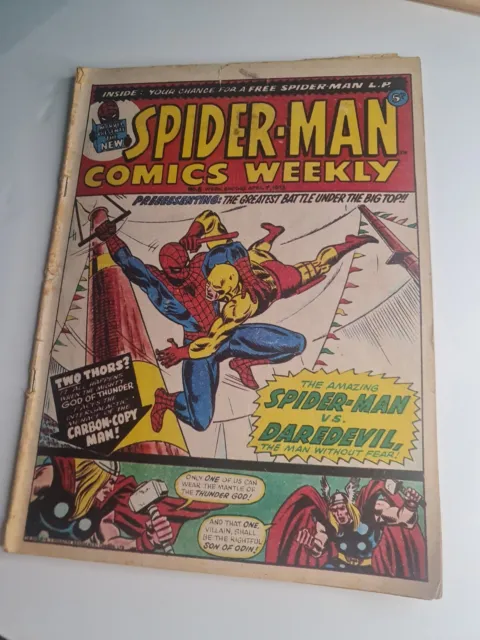 SPIDER-MAN Comics Weekly - #8 - Date 07/04/1973 - UK Paper Comic