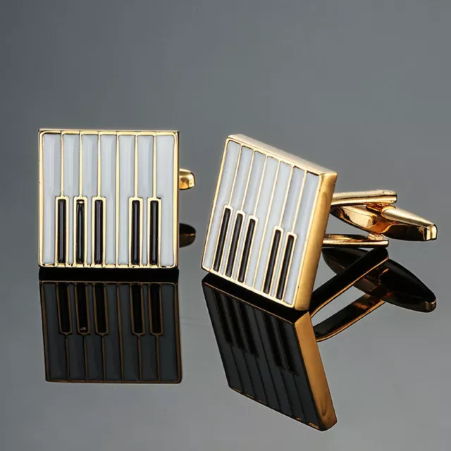 PAIR Mens Musical Instrument Series Cufflinks Cuff Links Suit Accessories Gifts 2