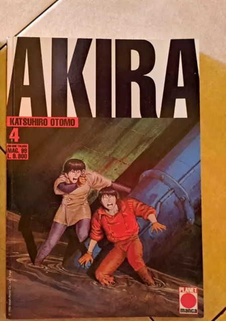 " Akira "n. 4 di Katsuhiro Otomo, Planet Manga 1999