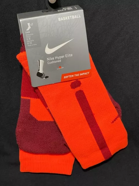 NIKE ELITE Basketball Crew Socks SX4801-856 M Kobe NBA Lebron LJ KD BIN 8 Medium NIKE ELITE Basketball Crew Socks SX4801-856 M Kobe NBA Lebron LJ KD BIN 8 Medium