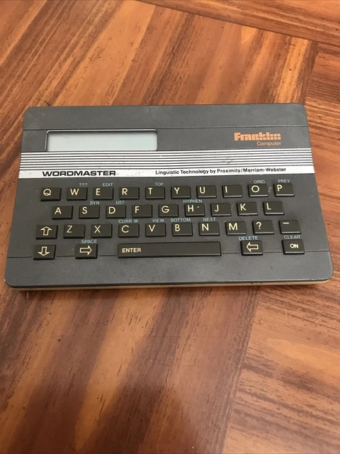Merriam webster Franklin wordmaster 1987