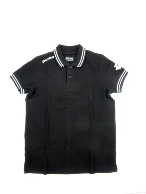 Lotto Jungen Poloshirt Gr. M schwarz Polo shirt Hemd Kinder Polohemd kurzarm
