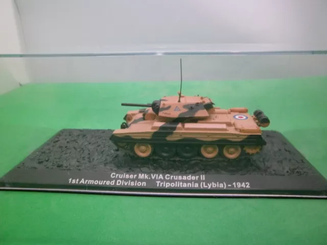 1/72-Panzer britischer Kreuzfahrer, Libyen 1942, Druckguss von DeAGOSTINI