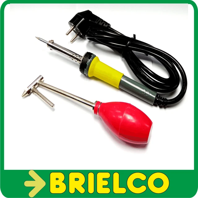 Soldador 40W 220V Con Cuerpo Desoldador Por Aspiracion Kit Bd11305