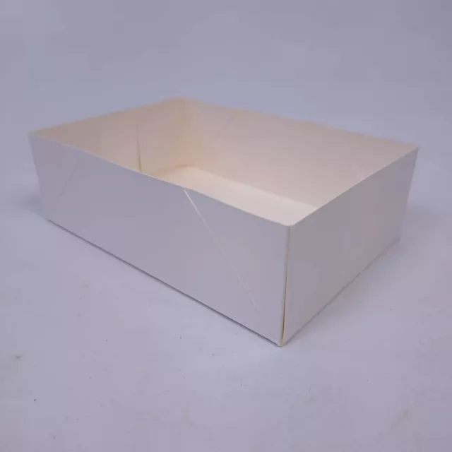 LOT DE 50 CAISSETTE PATISSIERE SANS COUVERCLES 14*10*5 cm, Livraison Offerte !