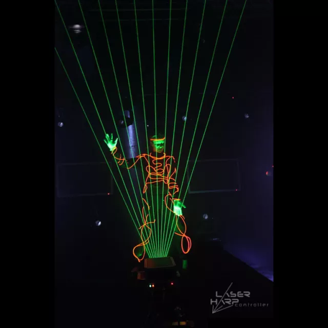 Laser Harp - Laserharfe - LH1 MK2 - Controller, Motion Sensor mit Rainbow Effekt