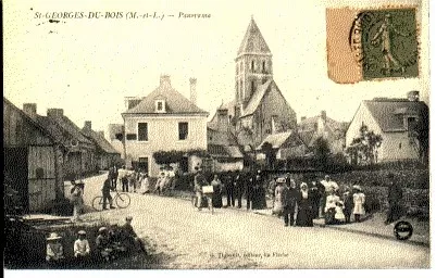 (S-42850) FRANCE - 49 - ST GEORGES DU BOIS CPA EGLISE     THIBAULT G. ed.