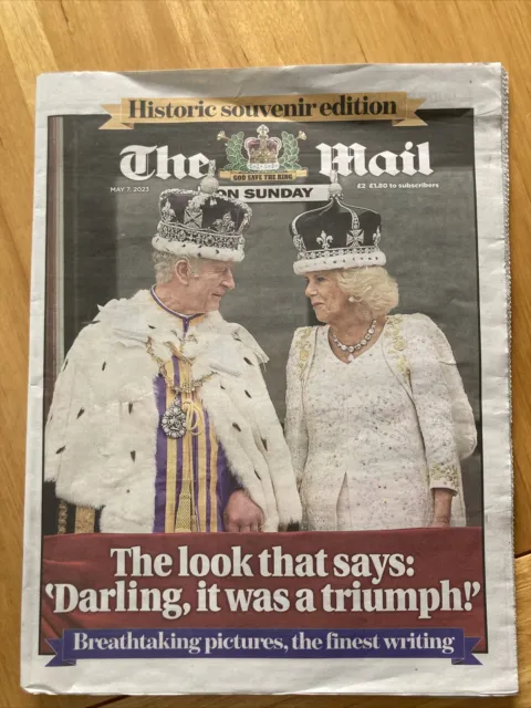 Mail on Sunday King Charles III Coronation Edition 7th May 2023 - Post Worldwide
