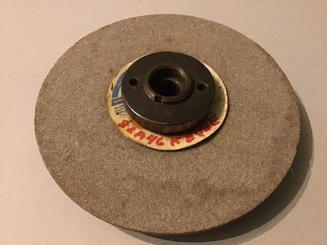 7” Norton Grinding Wheel & 2-1/2” Hub Adapter L.H. 1” I D Machinist Grinder