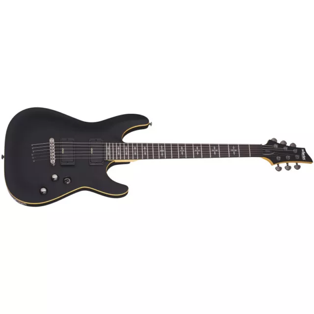 Schecter Demon-6 - Guitare électrique - Aged Black Satin