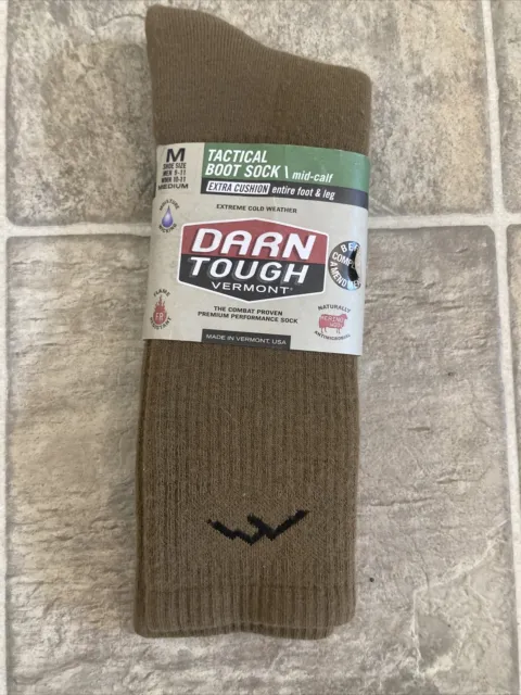 Darn tough Extra cushion Socks - Coyote, Medium
