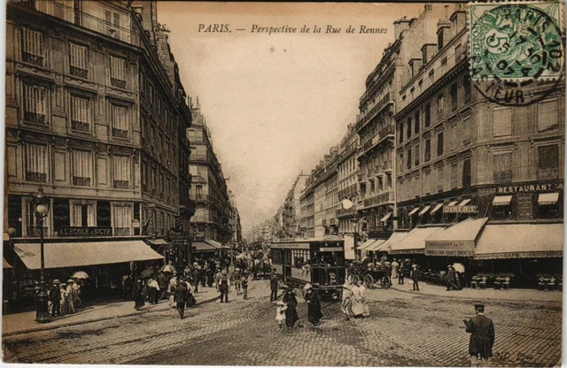 CPA PARIS 6e - Perspective de la Rue de Rennes (65327)