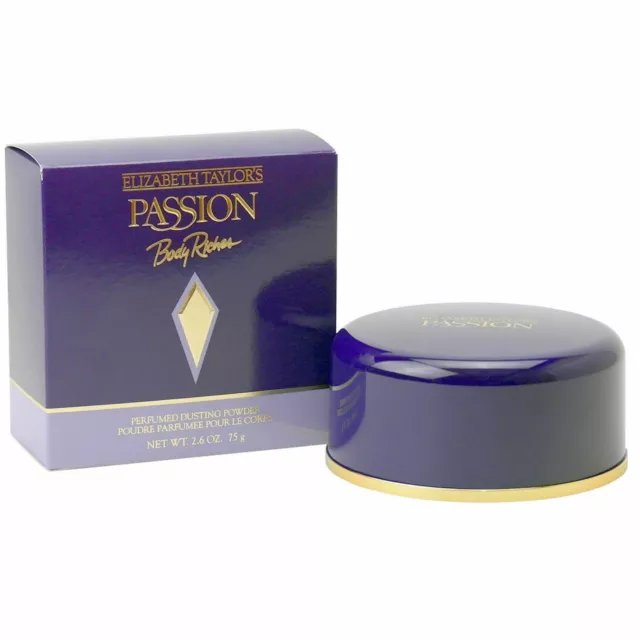 Elizabeth Taylor Passion 75 g Perfumed Dusting Powder Puder