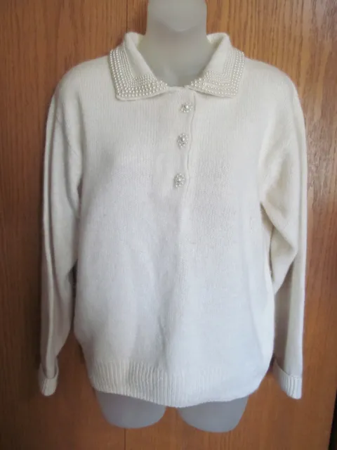 Suéter para mujer Ninon de Lenclos color crema medio