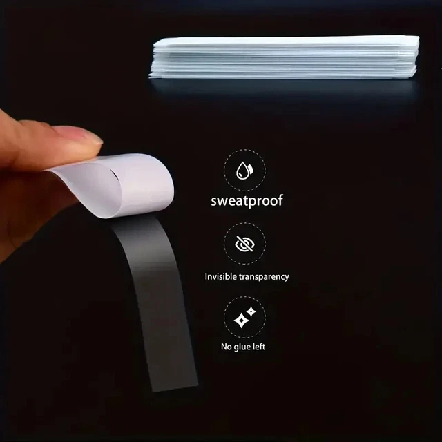 DOUBLE SIDED BODY Tape 50 pcs Fashion Toupee Breast Wig Lingerie Dress