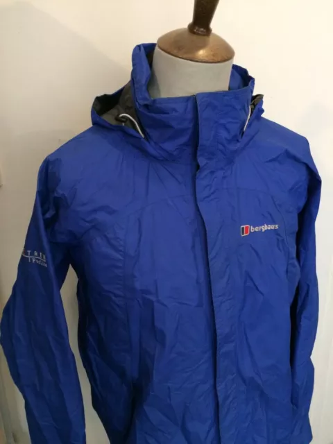 Berghaus Gore-Tex Extrem Paclite Jacket Size Large Blue