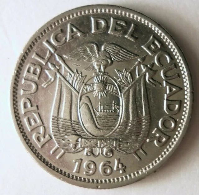 1964 ECUADOR SUCRE - Excellent Coin Latin America Bin #4