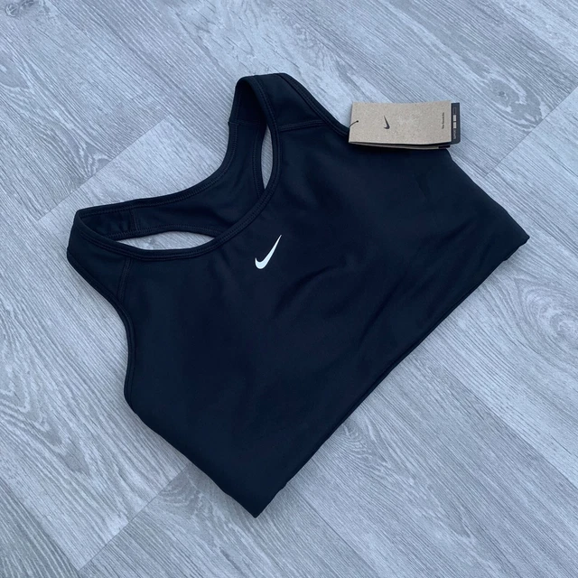 Nike Womens Swoosh Padded Sports Bra - Black [BV3636-010]