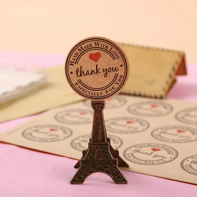 500pcscircle stickers /Roll Etiketten Hochzeit Abdichtung Aufkleber Danke Etiket 2