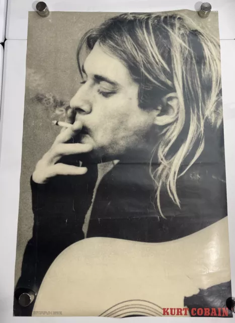 Nirvana - Music Poster (Dave Grohl, Kurt Cobain & Krist) (Bathroom) (24 x  36)