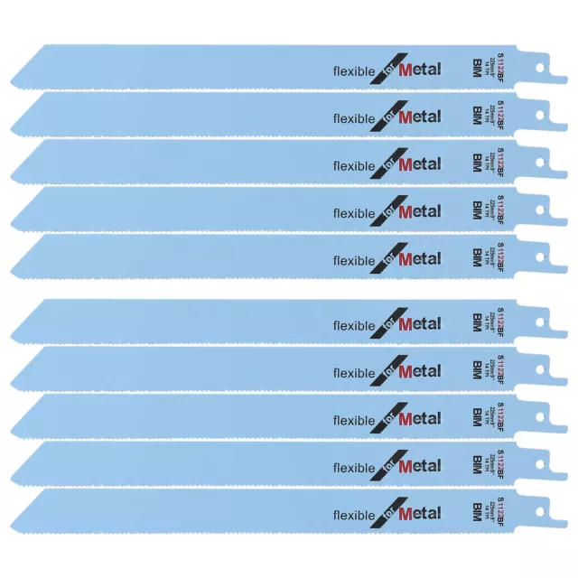 10pcs Säbelsägeblätter BiMetall Sägeblatt S1122BF/S922EF/S922BFfür Bosch Dewalt