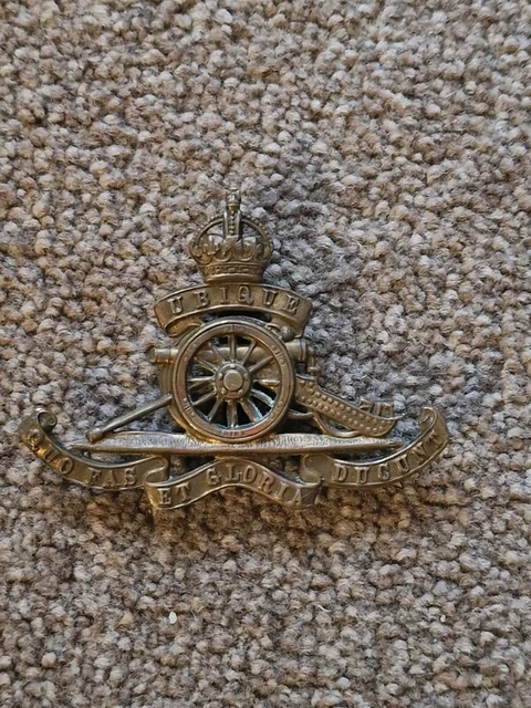 ORIGINAL WW1 ROYAL Artillery Regiment Cap Badge £2.00 - PicClick UK
