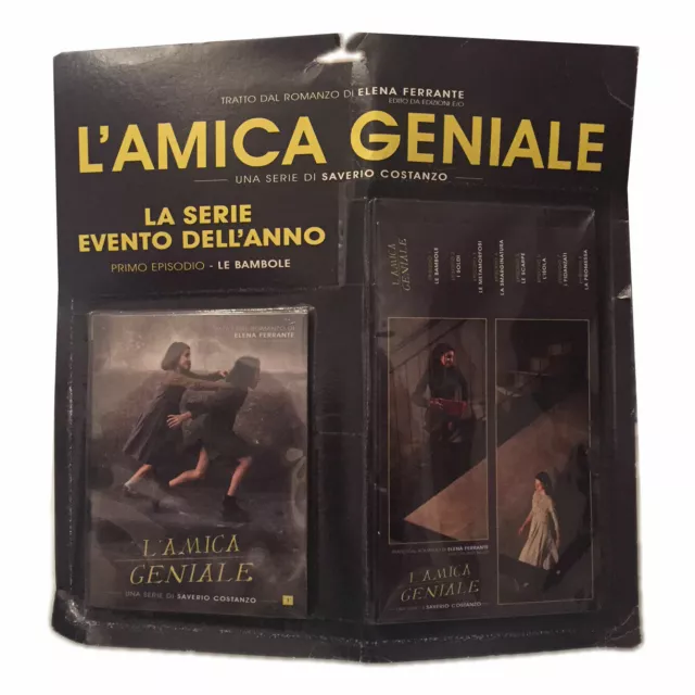 DVD + Cofanetto L' Amica Geniale Serie 1° Episodio Le Bambole Sigillato Edicola