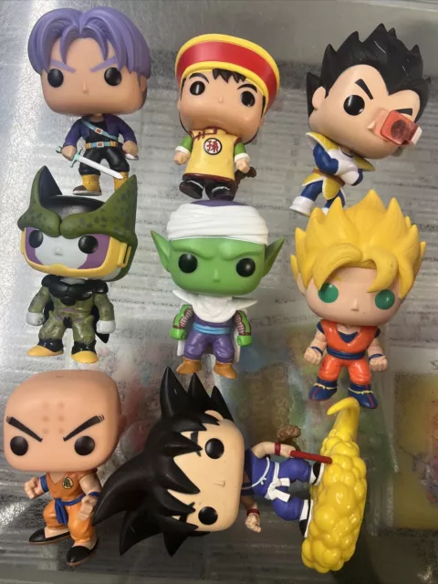 8x funko pop dragonball Z Lot Bundle