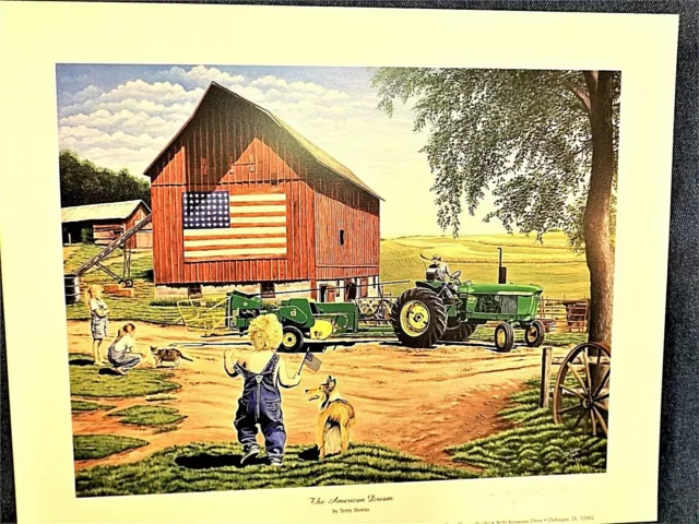 John Deere 4020 Tractor Print -The American Dream - Terry Downs - Print Only