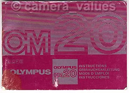 Olympus OM20 Camera Manual More Instruction Books Listd