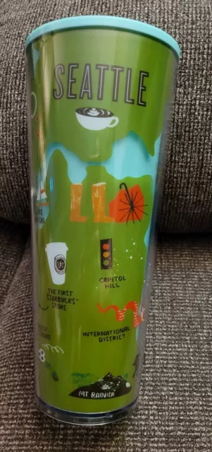 Starbucks 24oz2019 Seattle Wash. BEEN THERE Local Series Tumbler NOLID/STRAW!