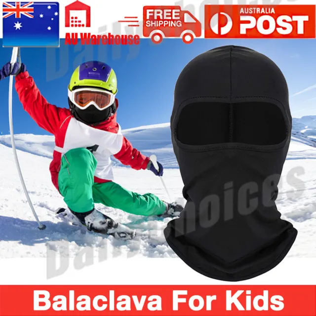 Full Face Kid Mask lycra Balaclava Windproof Thin Motorcycle Cycling Ski Mask