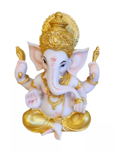 Hindu God Ganesha 5.5" Large Statue Indian Elephant Blessing Feng Shui