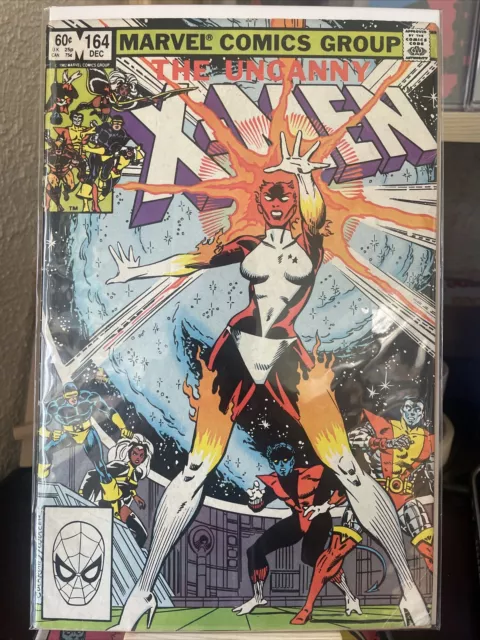 The Uncanny X-Men #164-1982#VG 1st App Binary Carol Danvers#Hot Key 🔑