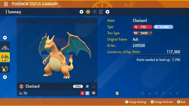 pokemon scarlet and violet: how to get friedes... CHARIZARD DARK TERA Horizons Friede's Event Intocado IV Pokémon ...