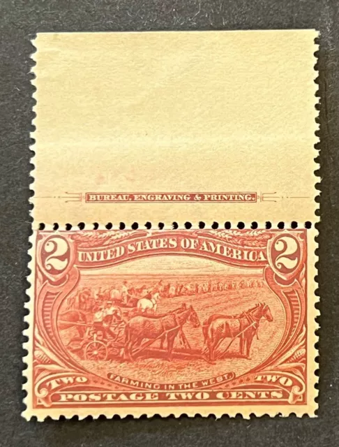 Travelstamps: 1898 US Stamps Scott #286 Farming in the West Mint MNH OG