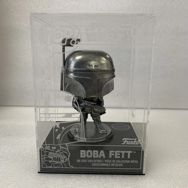 Funko Pop Star Wars #01 Boba Fett Die-Cast Exclusive CHASE EDITION - Neuf