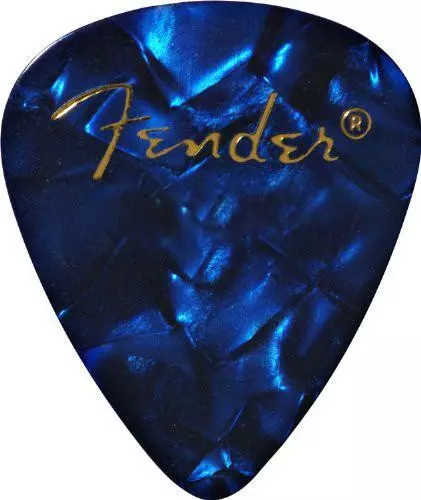 Fender 351 Premium Celluloid Guitar Picks - BLUE MOTO, MEDIUM 144-Pack (1 Gross)