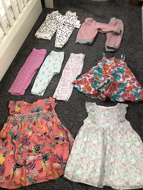 baby girls clothes 9-12 months bundle 10