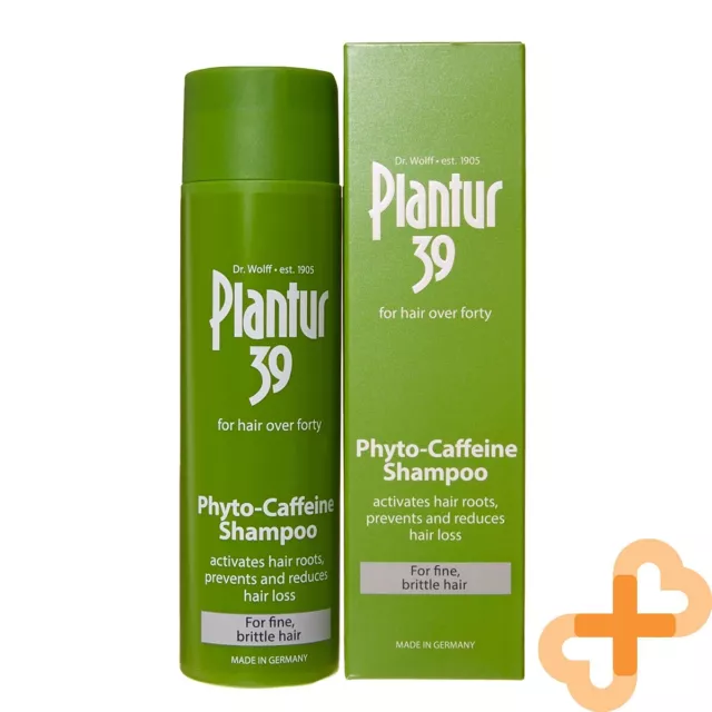 Plantur 39 Champú Con Cafeína Contra Caída Del Cabello 250ML Fino Quebradizo